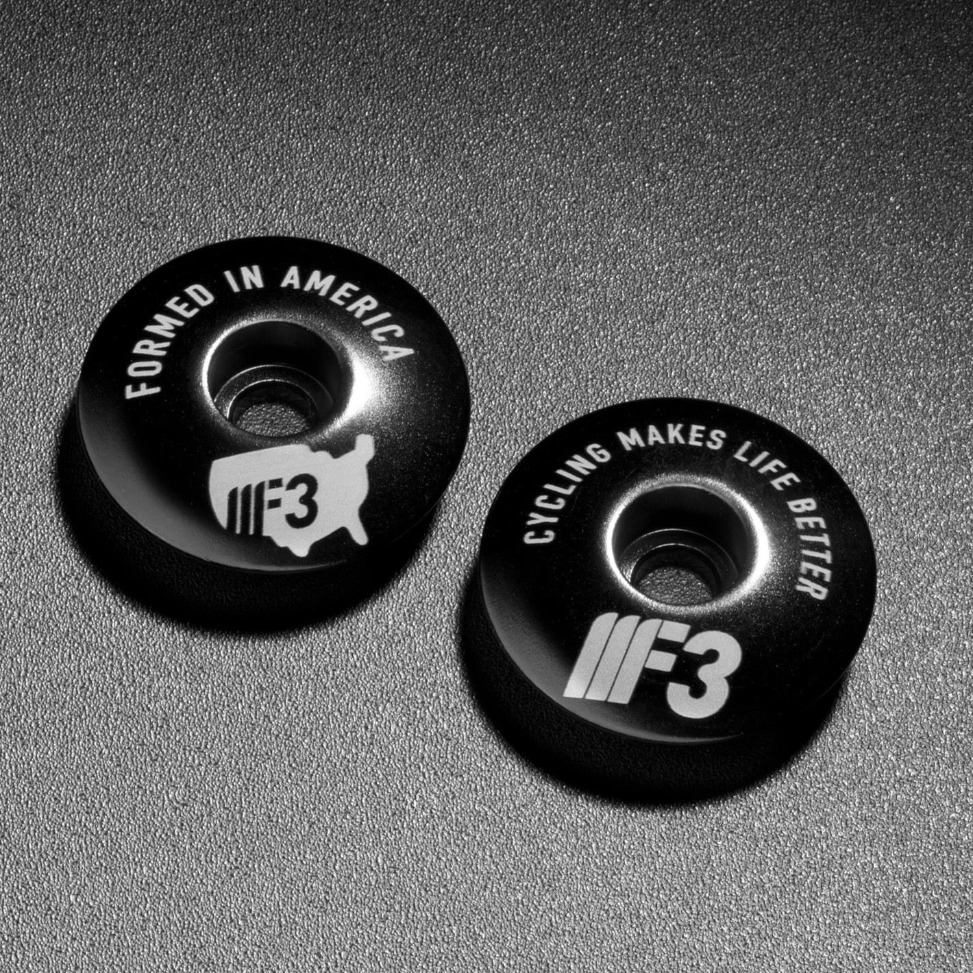 Custom Stem Caps F3 Cycling